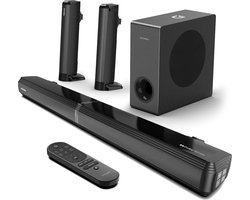 EML STORE Soundbar dolby atmos - Soundbar met subwoofer - 2 In 1 - Bluetooth 5.3 - 280W - 99dB - Zwart