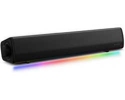 Gaming Soundbar - PC Speaker - Muziek Luisteren - Superwide Technologie - Compact Formaat - Zwart