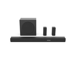 Hisense AX5100Q Soundbar 5.1, 580 W, subwoofer, draadloze achterluidspreker, Dolby Atmos, Hi-Concerto, HDMI eARC, Bluetooth 5.3