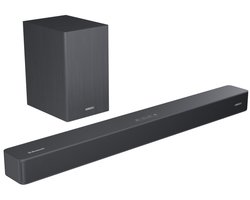 Horizon Soundbar met Subwoofer en Afstandsbediening voor TV - Werkt op alle TV's - Bluetooth - 2.1CH - 60W - Speaker - Antraciet