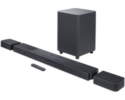 JBL Bar 1300 - 11.1.4 Dolby Atmos Soundbar - Home Cinema Systeem met Draadloze Subwoofer & Afneembare Surround Speakers - 1170W - DTS:X - HDMI eARC - WiFi & AirPlay - Zwart