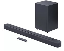 JBL Bar 2.1 - (MKII) - Soundbar met Draadloze Subwoofer - 2.1 - Home Cinema Systeem - 300W Vermogen - HDMI ARC - Bluetooth TV Soundbar - Diepe Bas - Zwart