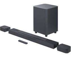 JBL Bar 800 Pro - 5.1.2 Dolby Atmos Soundbar - Draadloze Subwoofer & Afneembare Surround Speakers - 720W Home Cinema - HDMI eARC - WiFi, AirPlay & Chromecast - Zwart