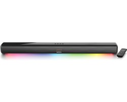 Lenco SB-042LEDBK - Soundbar met Bluetooth - 85cm - HDMI en LED verlichting - Zwart