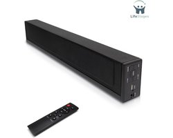 LifeStages - Soundbars Voor TV - TV-Geluidsbalk - HDMI ARC-ondersteuning, Bluetooth-Luidspreker, USB-Mediaspeler - Muurbevestiging Mogelijk