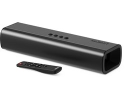 Majority Naga 40 Soundbar voor TV - Inclusief Soundbar Beugel - Met ingebouwde Subwoofer – Bluetooth 5.0, HDMI ARC, Optical en AUX verbinding - 2.1 Surround Sound - Afstandsbediening - zwart