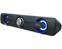 Media-Tech MT3173 - Horizontale soundbar - luidspreker - stereoge luidsbalkluidspreker, PMPO 300W, RMS 5W
