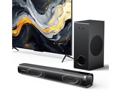MEVOSTO® Soundbar - 2 in 1 Soundbar - Soundbars Voor TV - Soundbar Met Subwoofer - Surround Set Draadloos - Soundbars - Surround Set Home Cinema