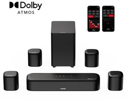 Mila Shop Soundbar - Soundbar voor tv - Surround system - Soundbar met subwoofer - Met bluetooth