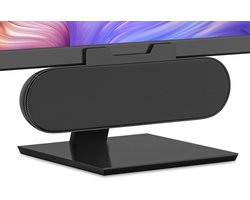 PC Luidspreker - Computer Speaker Soundbar - Desktop Audio - Clip-on Design - Mini Formaat - Zwart