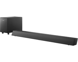 Philips TAB5305/10 - Soundbar met draadloze Subwoofer - 2.1 kanalen - Zwart