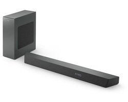 Philips TAB8507/10 - Soundbar met draadloze subwoofer - 3.1 kanalen - Zilverkleurig