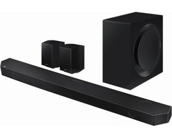 Samsung HW-Q995B Soundbar Zwart Bluetooth, Dolby Atmos, incl. draadloze subwoofer, Wi-Fi