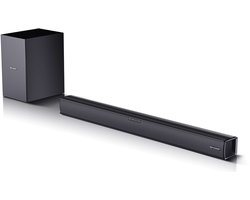 Sharp HT-SBW182 2.1 Soundbar - draadloze subwoofer - bluetooth - 160 Watt - zwart