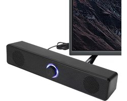 Soundbar Luidspreker - Draadloze Audio - Verbeterde Geluidservaring - Geoptimaliseerde Basprestaties - 29.6x5.5x6cm - Zwart