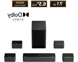 Soundbar – Luidspreker – Home Cinema – Audio Systeem – Surround Set – 7.1 Kanaals Dolby Atmos – Draadloze Subwoofer Met 500W