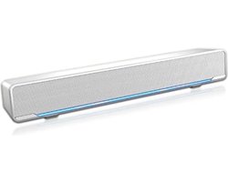 Soundbar pc - Pc soundbar - Computer soundbar - Soundbar computer - 32 x 7 x 6 cm - Wit