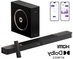 Soundbar – Soundbar Set – TV Speaker – Home Cinema Speaker – Surround Geluidssysteem – 3.1.2-Kanaals Dolby Atmos – Krachtige 5,25 Inch Subwoofer