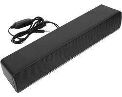 Soundbar Stereo USB-muziekspeler met Bass Surround - Compatibel met Pc en Mobiele Telefoons