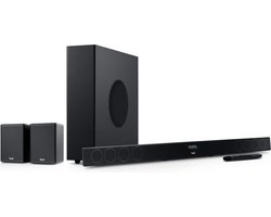 Teufel CINEBAR 11 Surround 4.1-Set - Soundbar met draadloze subwoofer en rearspeakers - Bluetooth met aptX - Virtuele surround sound - zwart