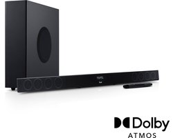 Teufel CINEBAR 11 voor Dolby Atmos 2.1-Set - Soundbar met draadloze subwoofer - Bluetooth met aptX - Virtuele surround sound - zwart