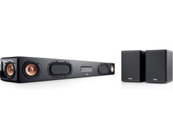 Teufel CINEBAR ULTIMA Surround 4.0-Set - Soundbar met 6 high performance drivers - Rearspeakers - Line in & optische digitale ingang - zwart