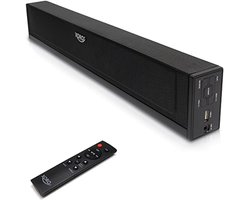 TV soundbar met 25 watt vermogen, Bluetooth, USB, en Multi Audio-ingangen