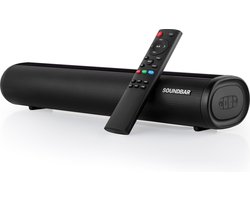 TV Soundbar met ingebouwde Subwoofer Surround Sound, Wireless 5.0 Bluetooth Device Streaming, GROTE afstandsbediening