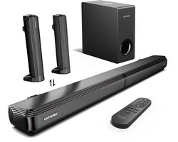 ULTIMEA Apollo S50 – 4.1-kanaals Smart TV Soundbar met Subwoofer, 2-in-1 Afneembaar, Bluetooth 5.3