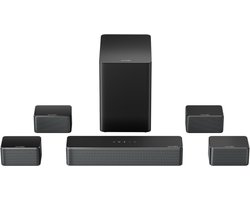 ULTIMEA Poseidon D70 7.1 Soundbar met 6,5" draadloze subwoofer en 4 surroundspeakers - Zwart