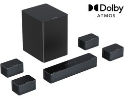 ULTIMEA Poseidon D80 Boom – 7.1-kanaals Dolby Atmos-soundbar met draadloze subwoofer, 500W vermogen, app-bediening en Bluetooth 5.3
