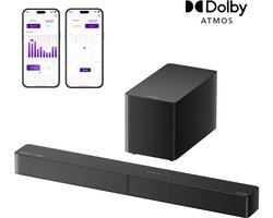 ULTIMEA Poseidon M60 Boom – 5.1-kanaals Dolby Atmos Soundbar met Subwoofer, 340W, VoiceMX, BassMX, App en Bluetooth 5.4