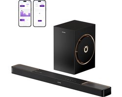 ULTIMEA Skywave F30 Boom - 3.1.2 Systeem met Dolby Atmos en 6,5" Subwoofer, App Bediening, Soundbar Zwart