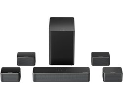 Virtueel Surround Sound Systeem met App-besturing voor TV - Soundbar met Subwoofer