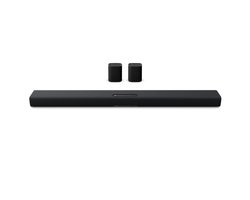 Yamaha True X Home Cinema Set – Soundbar met Ingebouwde Subwoofer en 2 Losse Speakers – Dolby Atmos – Zwart