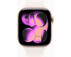 Apple Watch S11 GPS 42mm Rose Gold Aluminium Case with Light Blush Sport Band - S/M