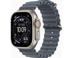 Apple Watch Ultra 3 - Wifi + 5G - 49mm - Natural Titanium Case with Anchor Blue Ocean Band