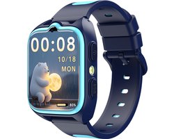 Blackview Z30 - Smartwatch - Kindersmartwatch 1 - 1,75 inch IPS-scherm - 4G - IP68 waterdicht - GPS - 800 mAh - Bluetooth 5.3 - Blauw