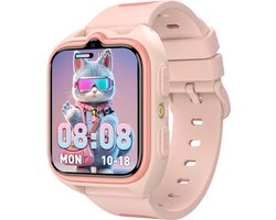 Blackview Z30 - Smartwatch - Kindersmartwatch - 1,75 inch IPS scherm - 4G - GPS - 800 mAh - IP68 waterdicht - Bluetooth 5.3 - Roze