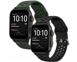 Cinturio Commander Smartwatch - Twee bandjes Aero Green & Aero Black - Omoled Scherm - Voor heren en voor dames