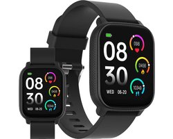 Denver Smartwatch - Android iOS - Notificaties - Sporthorloge - Hartslagmeter - Saturatiemeter - Slaapmonitor - SWC184B - Zwart