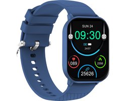 Denver Smartwatch - Android iOS - Volledige Belfunctie - Amoled Display - Sporthorloge - Hartslagmeter - Saturatiemeter - Slaapmonitor - SWC187BU