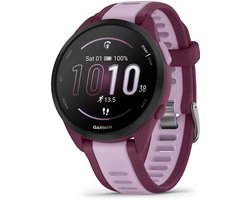 Garmin Forerunner 165 Music - Hardloophorloge - 43 mm - Berry-Lilac