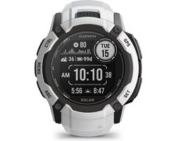 Garmin Instinct 2X Solar - Smartwatch - Oneindige batterijduur met Solar - Ingebouwde zaklamp - Multi-band GNSS - Whitestone