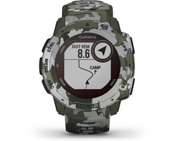 Garmin Instinct Solar - Smartwatch - Robuust GPS Sporthorloge - Zon Oplaadbaar - 45mm - Groen Camo Edition