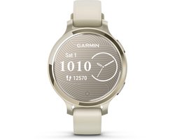 Garmin Lily 2 Active - Smartwatch - 35 mm - Lunar Gold met Bone Siliconen Bandje