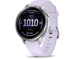 Garmin Venu 4 - Multisport smartwach - 41 mm - AMOLED - Zilver/Lila