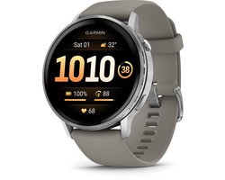 Garmin Venu 4 - Multisport smartwach - 45 mm - AMOLED - GPS - Zilver/grijs