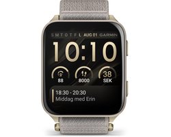 Garmin Venu X1 - GPS-smartwatch - 2-inch AMOLED-scherm - Gold/French Grey