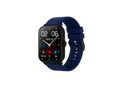 GlucoWatch - ECG Hartslagmeter - horloge - meter - Smartwatch - Blauw